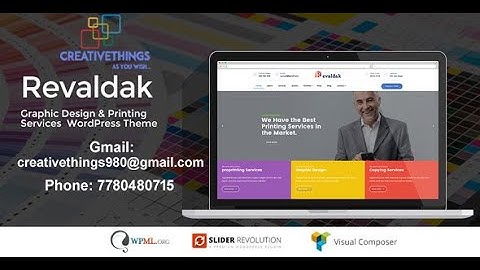 Revaldak - Printing Services WordPress Theme
