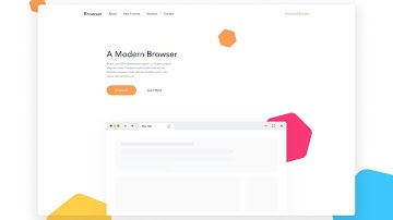 Adobe XD Landing Page Design for a Modern Browser - Tutorial