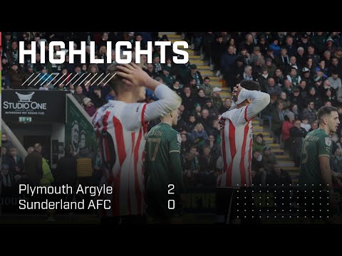 Plymouth Sunderland Goals And Highlights