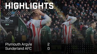 Defeat On The Road | Plymouth Argyle 2 - 0 Sunderland AFC | EFL Championship Highlights