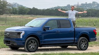 I Drive The Electric Ford F-150 Lightning For The First Time!