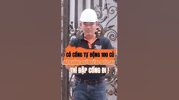 Có cổng tự động 100 củ mà không biết điều này thì đập cổng đi ! #rofastvina #rogervietnam #vuvgroup