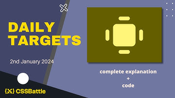 CSS Battle Daily Targets | 2nd Jan, 2024 | Solution |  webkit-box-reflect Magic! 🚀