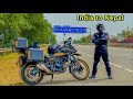 India  to nepalon royal enfield himalayan 452  international ride start ep1 ridingwithpeace