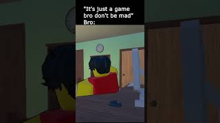 Bro got mad  #roblox  #animation #shorts