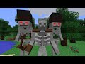 New monsters in Minecraft / Giant Skeleton / An epic experiment