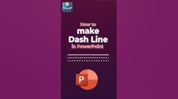 Make Dash Line in Powerpoint | Dashed Line #powerpointtips #powerpoint #powerpointslide