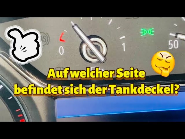 SO erkennst du, auf welcher Seite der TANKDECKEL ist! Tankdeckel welche  Seite - Tankdeckel Trick 