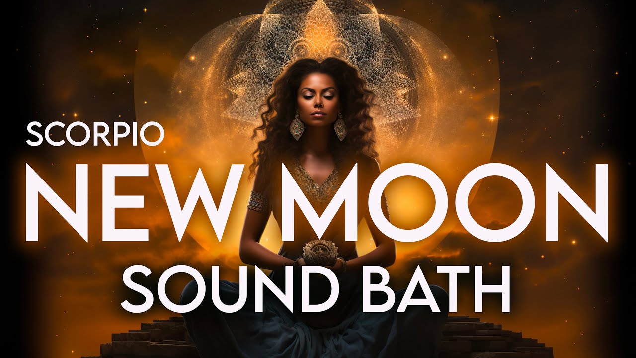 New Moon in Scorpio Deep Healing Activation Astrology Meditation - YouTube