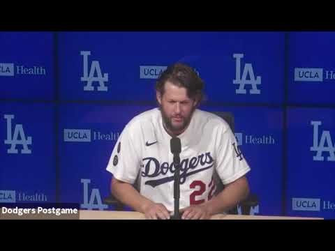 Dodgers postgame: Clayton Kershaw emotional after suffering left forearm/elbow injury