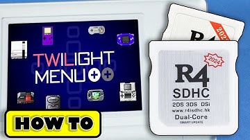 TWilight Menu Setup Guide For Your R4 Card Smart Update