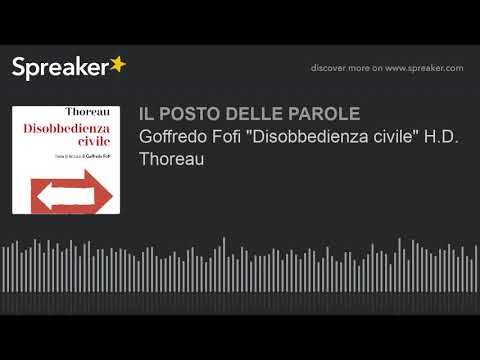 Video: Qual è il messaggio di Thoreau nella disobbedienza civile?