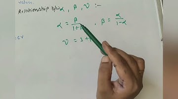 Relationship between Alpha (α), Beta (β), Gamma (γ) #hindi #easy explanation