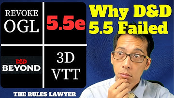 D&D leaders leave WOTC! Why did 5.5e (2024 edition) fail? (Rules Lawyer)