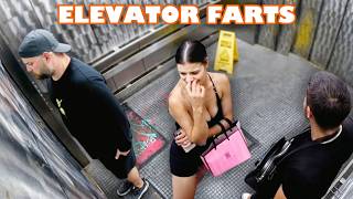 Funny Wet Fart Prank In An Elevator