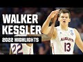 Walker Kessler 2022 NCAA tournament highlights
