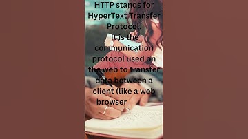 what is http #HTTP #what is HTTP #http kya hai
