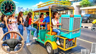 Euro Tuk Tuk リクシャー運転ゲーム 3D：リクシャー送迎旅客輸送 2026；Androidゲームプレイ screenshot 5