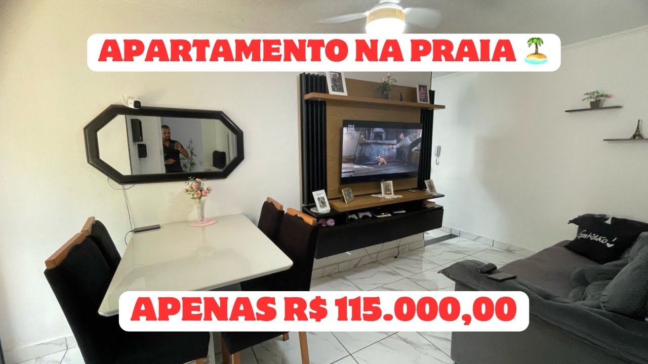 (VENDIDA) APARTAMENTO À 7 MINUTOS DA PRAIA DO CENTRO DE ITANHAÉM/SP