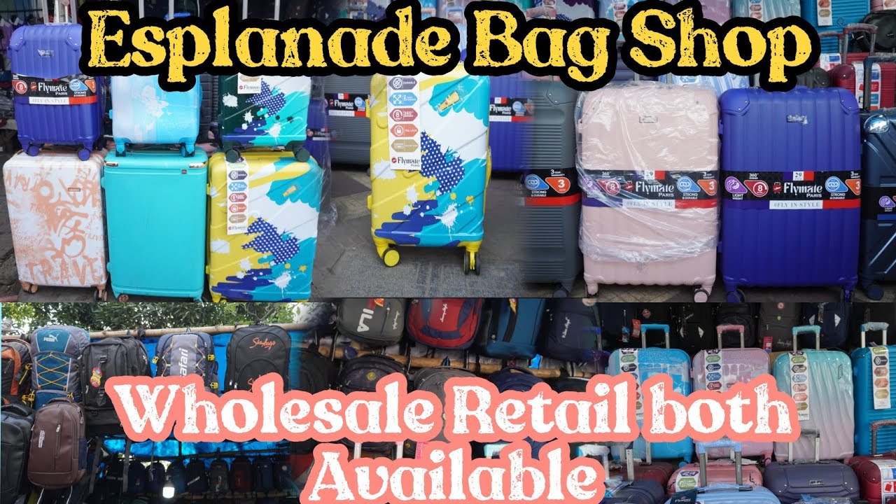 Esplanade Bag Market || Esplanade Bag Collection || All type of bags Available || Wholesale / Retail