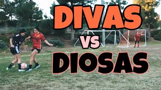 Divas VS diosas (Futbol femenino)  Durisima caida