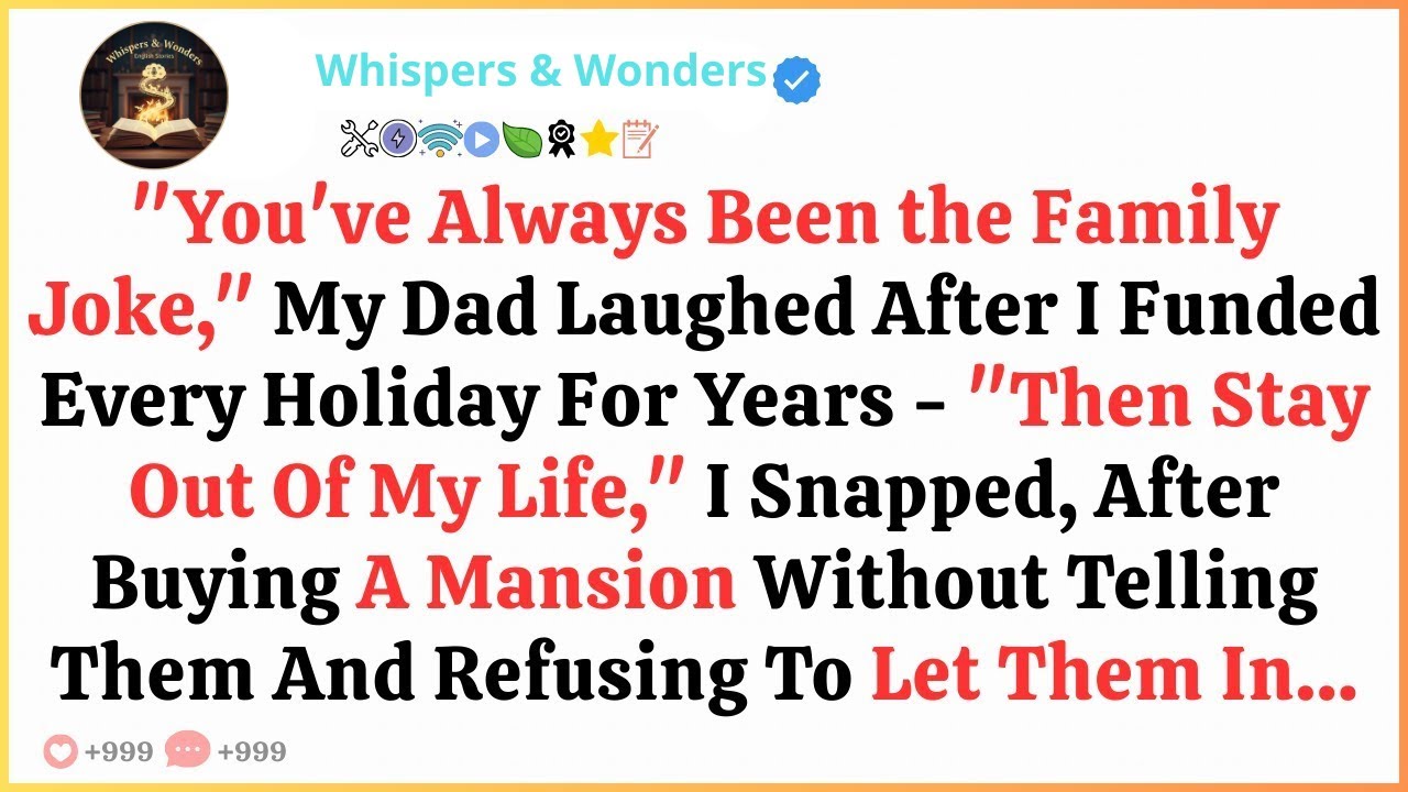 “You’ve Always Been the Family Joke,” My Dad Laughed After I Funded Every Holiday for Years