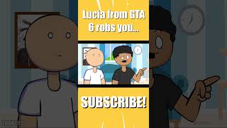 Lucia from GTA 6 robs you.. #animation #funny #gta6
BECOME A MEMBER!!:
https://www.youtube.com/channel/UClVMW07nwiRok2BybleVX9Q/join
Support Me Herez!!
https://www.patreon.com/TOONZIES
🔥Please Drop A like If You Enjoyed!🔥
Whats That? You Want To Be A ToonZ??Click the link below!
https://www.youtube.com/channel/UClVMW07nwiRok2BybleVX9Q?sub_confirmation=1
🔥Mixtape Links🔥:
â–ºMY 2ND CHANNEL:
https://www.youtube.com/@ToonZNStuff
â–ºTOONZIE MERCH!:
https://teespring.com/stores/crappy-toonzie-merch
â–ºInstagram:
https://www.instagram.com/toonziess/
â–ºTwitter:
https://x.com/toonziestv
â–ºTik Tok:
https://www.tiktok.com/@toonziestv?lang=en
â–ºBlueSky:
https://bsky.app/profile/toonzies.bsky.social
â–ºTwitch:
https://www.twitch.tv/toonzies
â–ºTumblr:
http://toonziestv.tumblr.com/
Please Ignore The Rude,And Spam Comments Were All Are ToonZ So Be Nice To Each Other!
#shorts #gta6 #gta #cartoon #funny Lucia from GTA 6 robs you.. #animation #funny #gta6