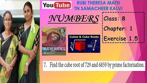8th Maths  _ TN Samacheer Kalvi  _ Chapter 1 _  Numbers _  Exercise 1.5  Sum 7