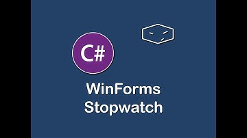stopwatch in winforms c#