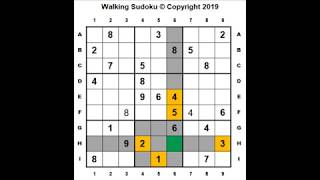 S0024(SE2.3) - Walking Sudoku Step By Step 行数独 ▪ 分步求解
