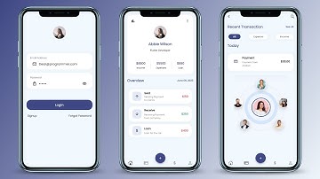 Finance App Modern UI Design in Flutter -  Flutter UI Design