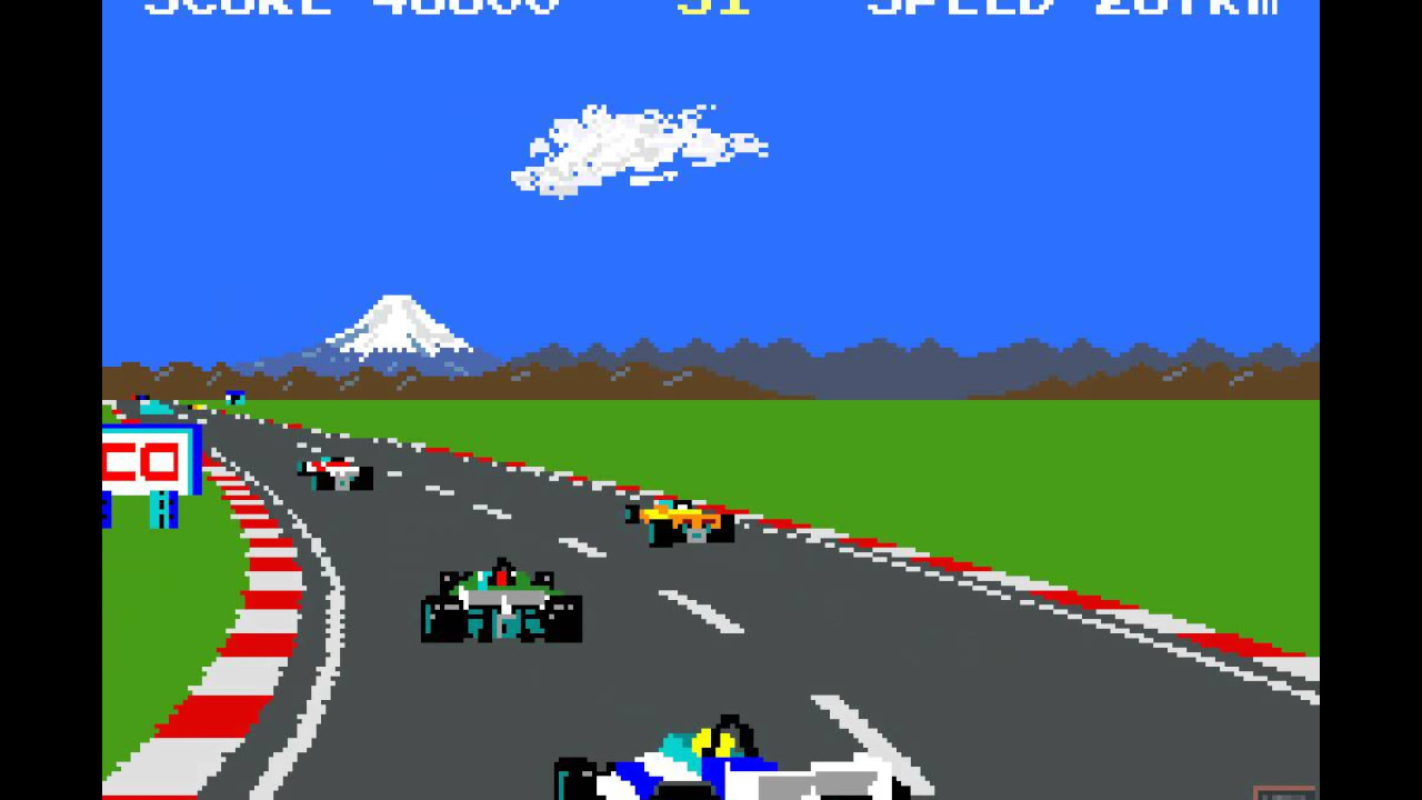 namco Pole Position II アーケードゲームパンフレットチラシ Pole Position II - Atari (Video Game, 1983) - Japan | The