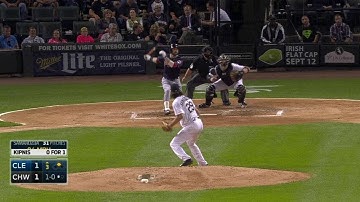 CLE@CWS: Kipnis hits RBI double down left-field line