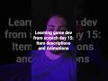 Learnint game dev from scratch day 15 #indie #gamedev #learning #creativewriting #animation