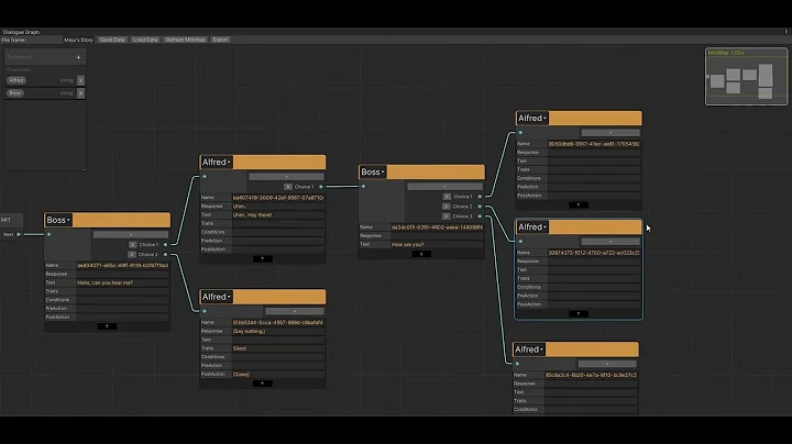 Dialogue Editor in Unity Graph | Link in Description!