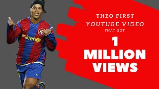 FIRST YouTube Video HITS 1 MILLION VIEWS |  🔥 Ronaldinho 🔥