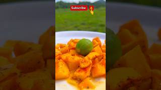 අඹ ටේස්ට් සැරට කමුද??️|spicy mango taste?|Mango salad|Try thisfoodfruitviralfypシshortseasy