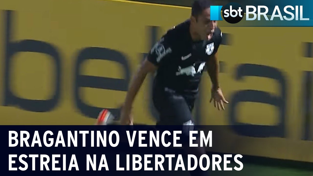 Bragantino vence na estreia da Libertadores | SBT Brasil (07/04/22)