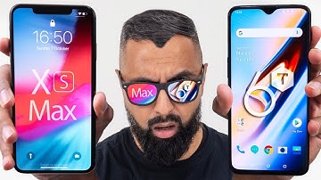 OnePlus 6T vs iPhone XS Max