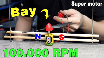 Chế tạo siêu motor 3v 100.000 RPM