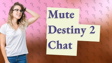 How do I turn off game chat in Destiny 2?