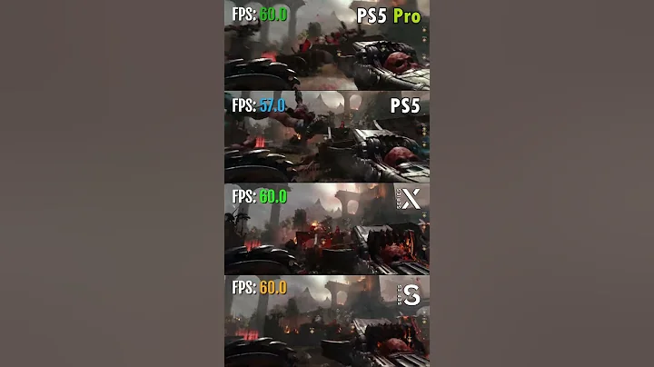 Doom the Dark Ages on Xbox Series S vs. X vs. PS5 vs. PS5 Pro #PS5 #ps5pro #doomthedarkages