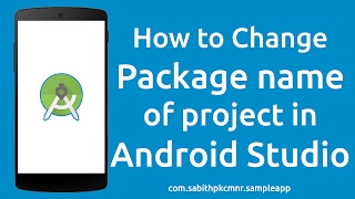 How to Change Android Studio Project Package Name without Errors screenshot 5