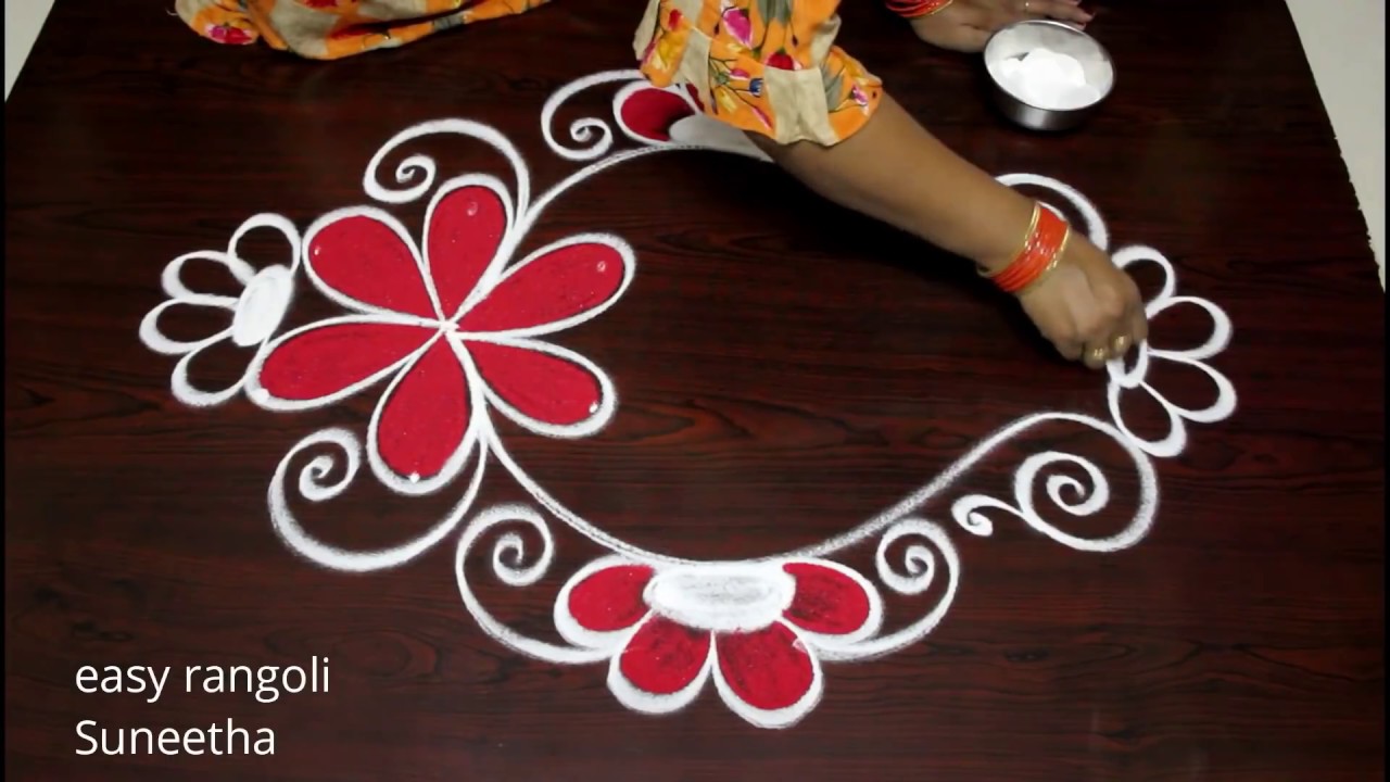 Beginners Happy New Year 2020 Rangoli and kolam Designs - New year ...