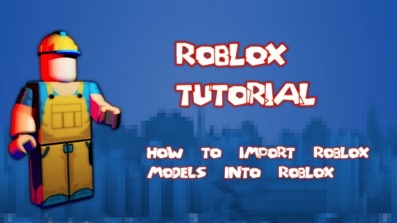 Roblox How To Import Models Into Blender Old Youtube - how to import models into roblox