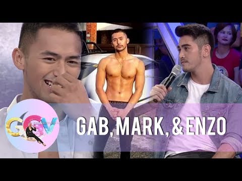 Mark admits that he likes Enzo's breasts | GGV