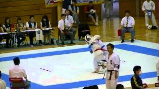 04475 20140601国体予選 組手 遼ｖｓ徳栄