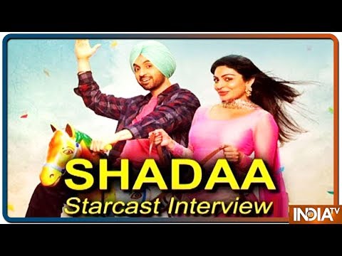 Diljit dosanjh and Neeru bajwa Exclusive Interview for Punjabi Movie Shadaa