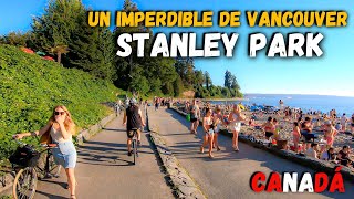 RECORRIENDO STANLEY PARK EN BICICLETA, VANCOUVER