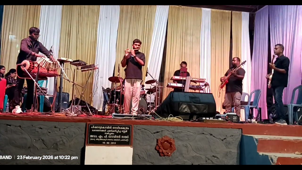(9605572870) Sb music team Changanacherry Flute Solo program 